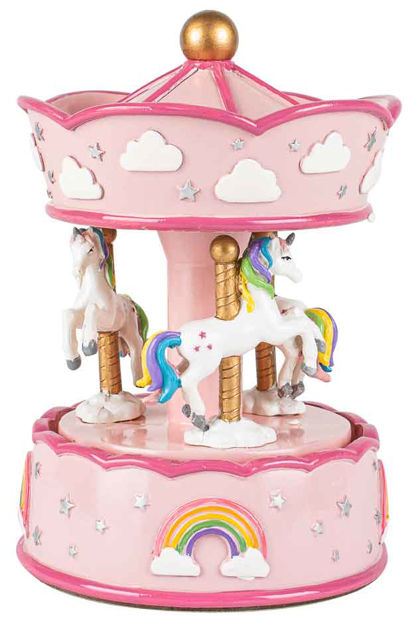 CAROUSEL UNICORN PINK