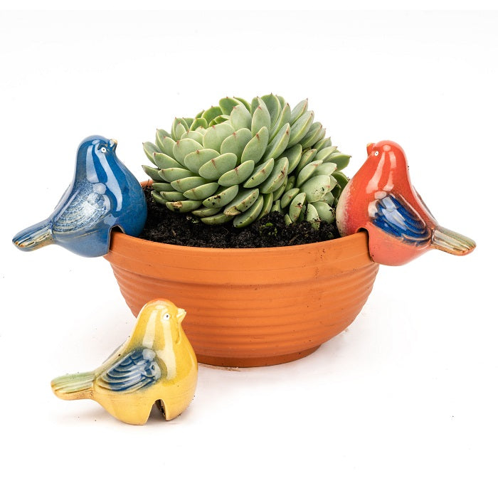 Ceramic Bird Pot Sitter