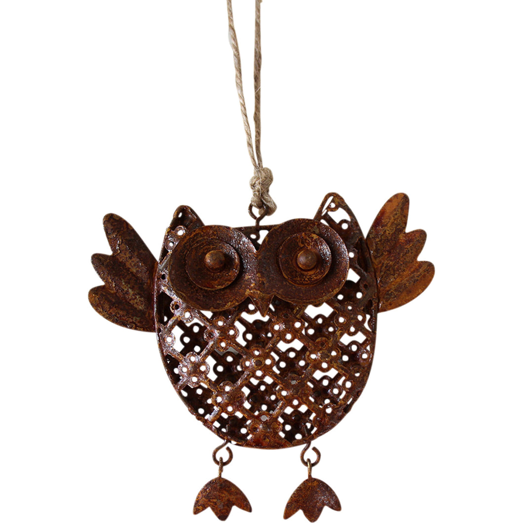 Metal Owl Hanger