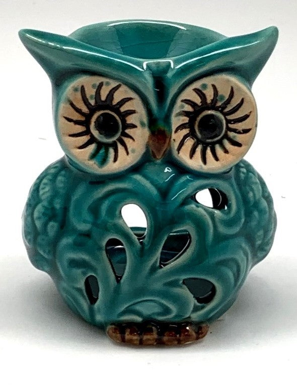 Ralphina Owl Wide Eyes Teal 10cm