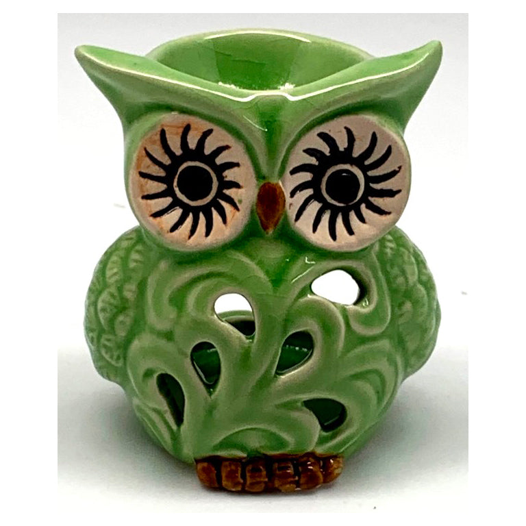 Ralphina Owl Wide Eyes Green 10cm