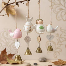 Load image into Gallery viewer, Porcelain wind chime rabbit
