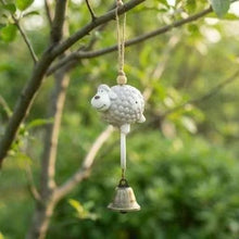 Load image into Gallery viewer, Porcelain wind chime rabbit
