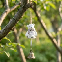 Load image into Gallery viewer, Porcelain wind chime rabbit
