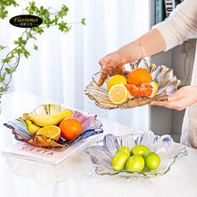 Load image into Gallery viewer, Rainbow Flower Glass Plate
