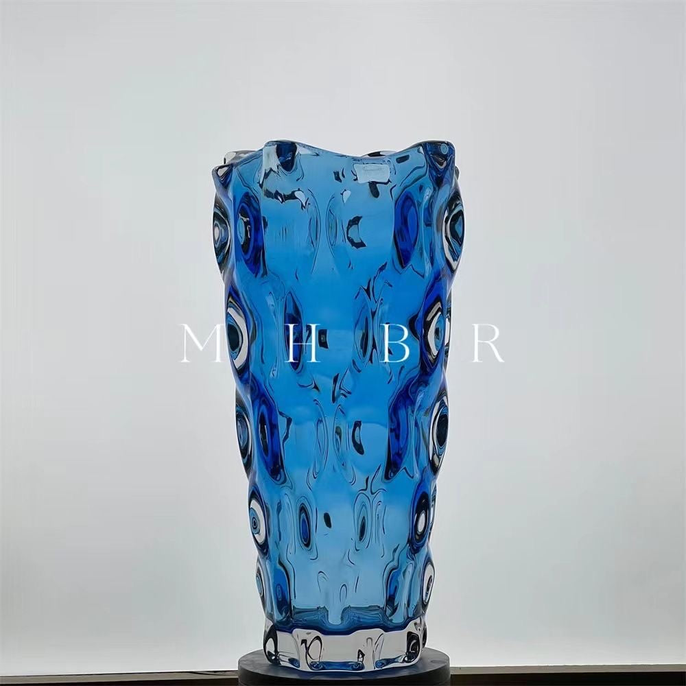 Blue Tall Flower Vase