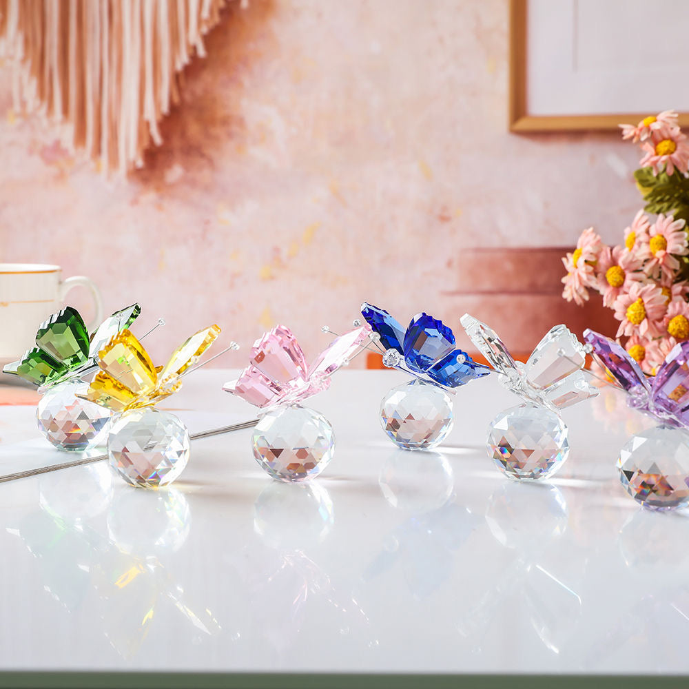 Crystal Butterfly Paperweight