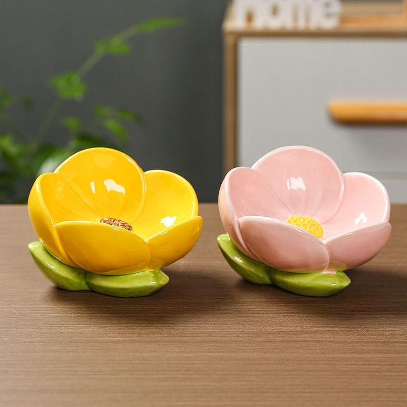 Yellow or pink Flower bowl