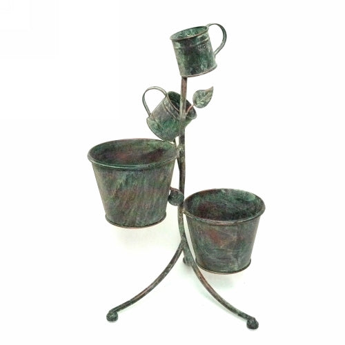 Watering can plant stand