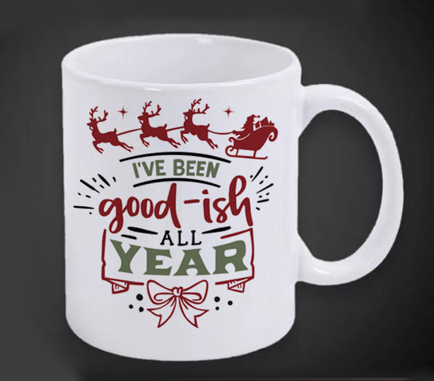 Mug Ive Been Goodish All Year 310ml