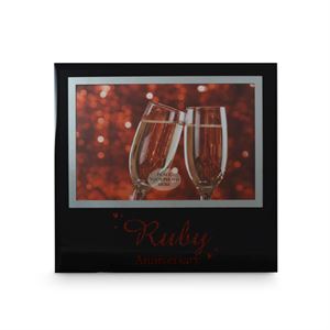 40TH RUBY ANNIVERSARY FRAME