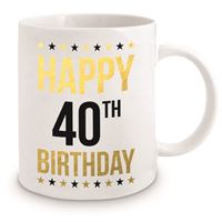 Load image into Gallery viewer, GOLD FOIL BIRTHDAY MUG
