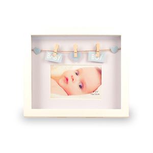 BABY BOY WITH PEGS FRAME