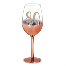 Load image into Gallery viewer, ROSE GOLD OMBRE WINE GLASS
