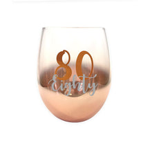 Load image into Gallery viewer, ROSE GOLD OMBRE STEMLESS WINE
