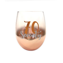 Load image into Gallery viewer, ROSE GOLD OMBRE STEMLESS WINE
