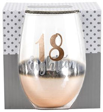 Load image into Gallery viewer, ROSE GOLD OMBRE STEMLESS WINE
