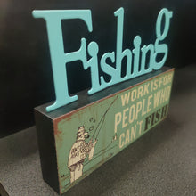 Load image into Gallery viewer, &quot;Fishing&quot; Mini Table Top
