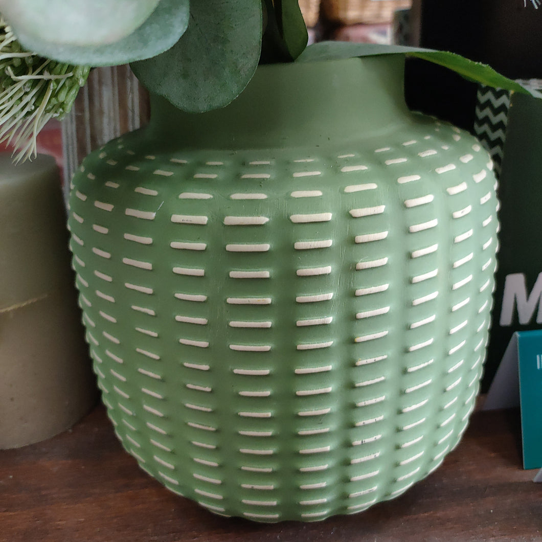 Kacy Short Vase green 20x20x22