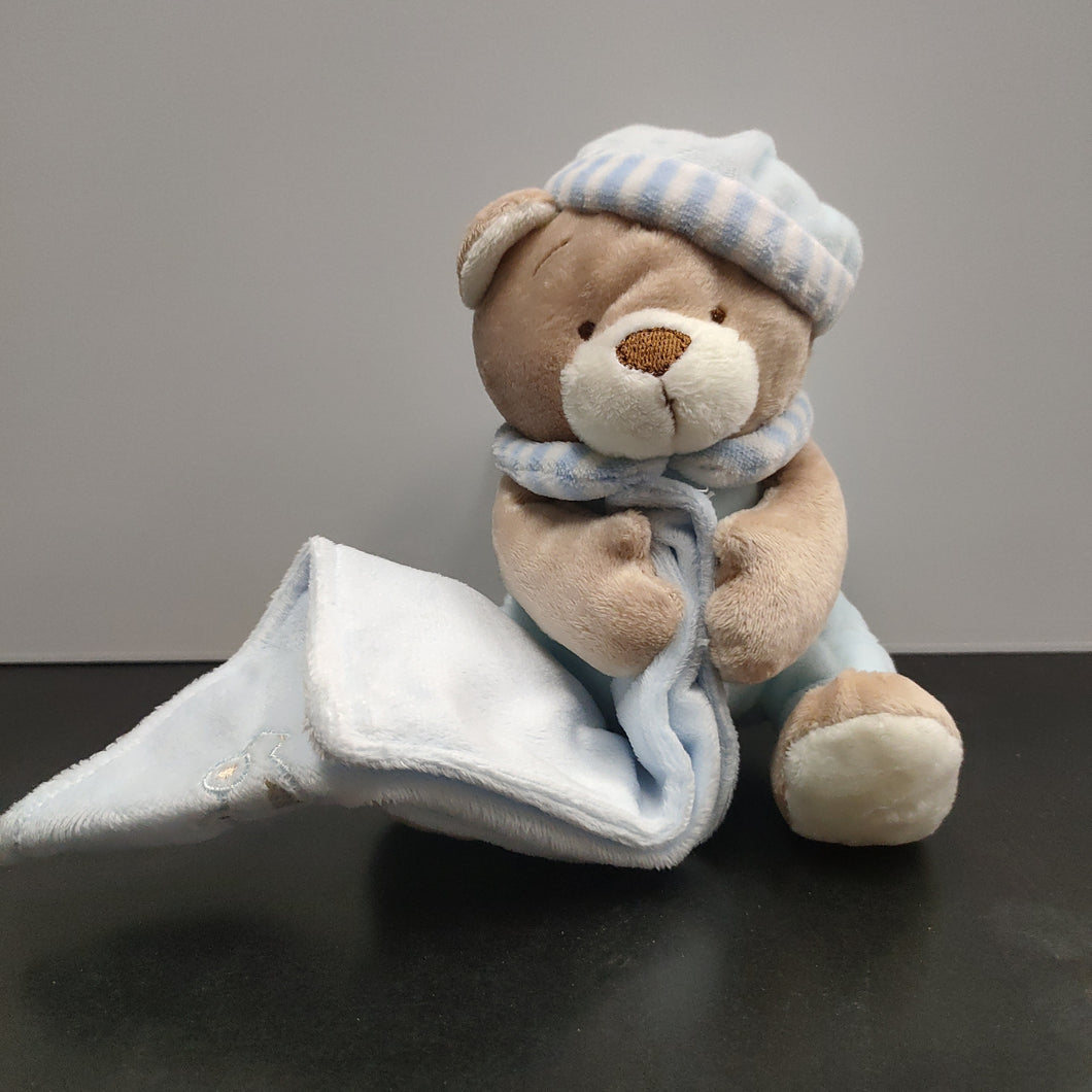 Bear with Blue Blanket