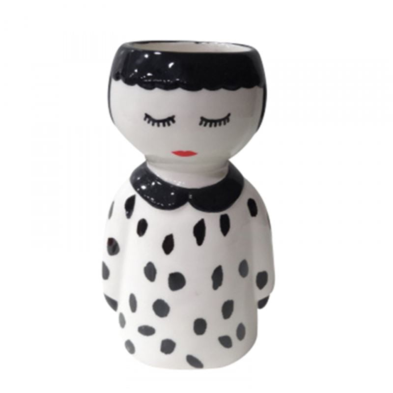 MAVIS CERAMIC PLANTER 11X18CM