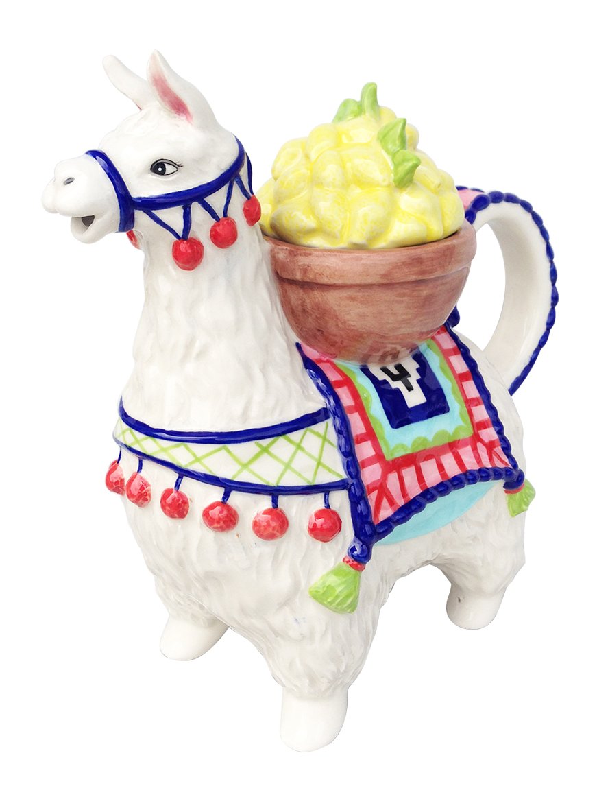 Llama Lemons Teapot