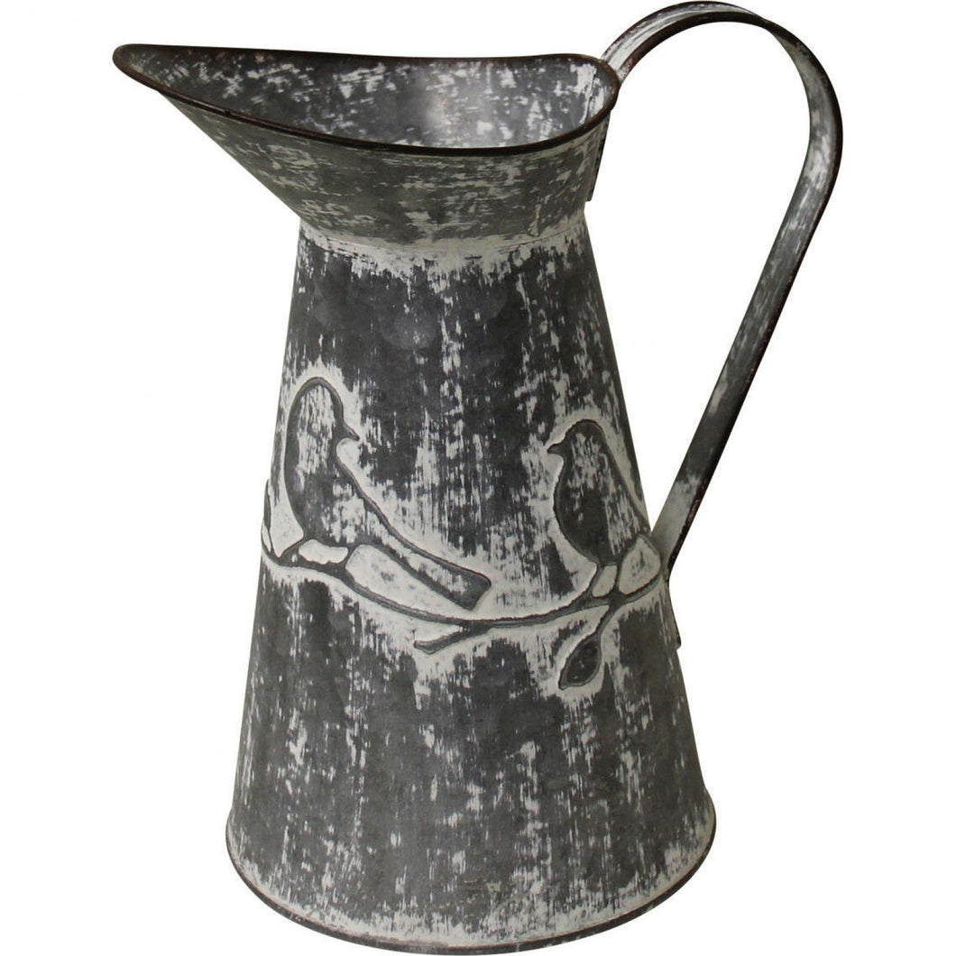 Metal Jug  - Short Bird design