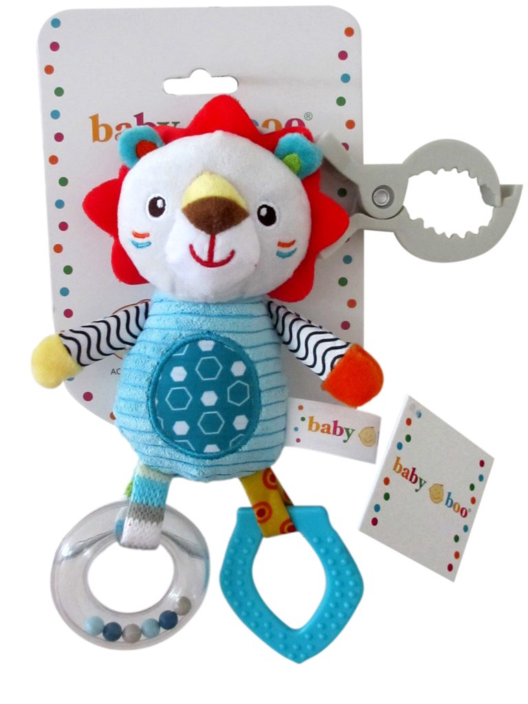 Lion clip on activity toy 21cm