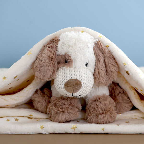 Plush spotty dog 22cm