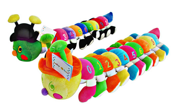 Babyboo assorted caterpillar 60cm