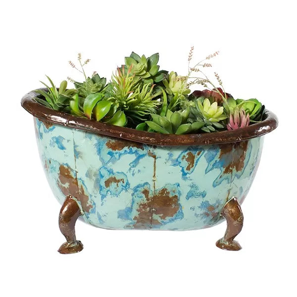 Rub A Dub Tub Planter – Victorian-era Style Bathtub Design – Medium