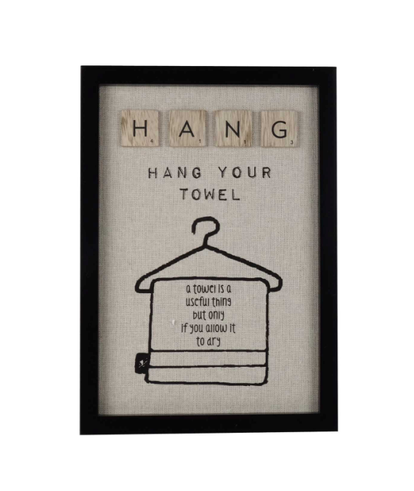 HANG BATHROOM SIGN