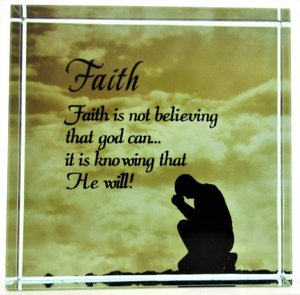 Faith Plaque