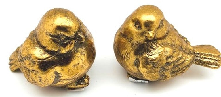 Gold Bird Figurines