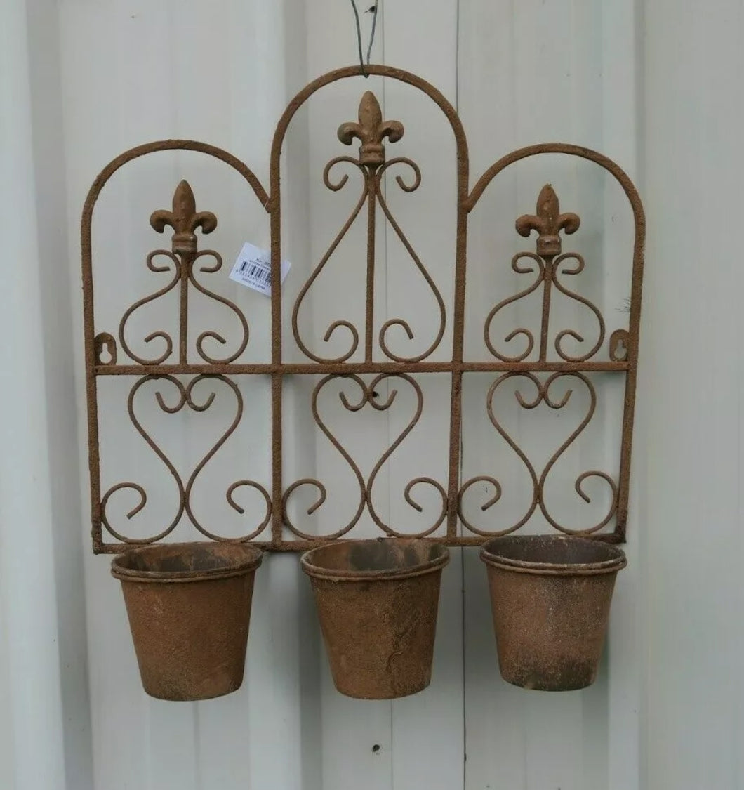 Iron Window Flower Pot