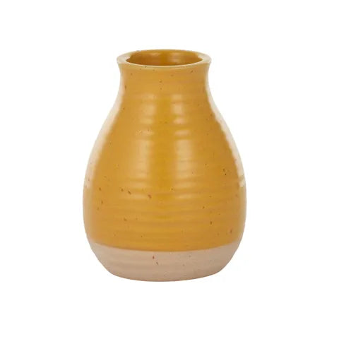 AVIANA CERAMIC VASE YELLOW