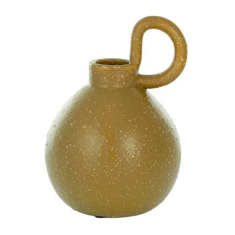 CABOT CERAMIC VASE KHAKI