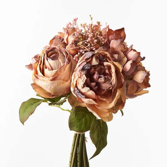 Peony Mix Bouquet - Dusty Pink Peach