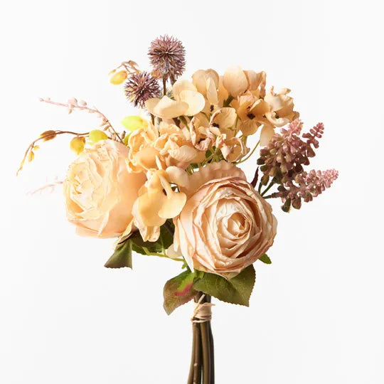 Rose Hydrangea Mix Bouquet - Cream