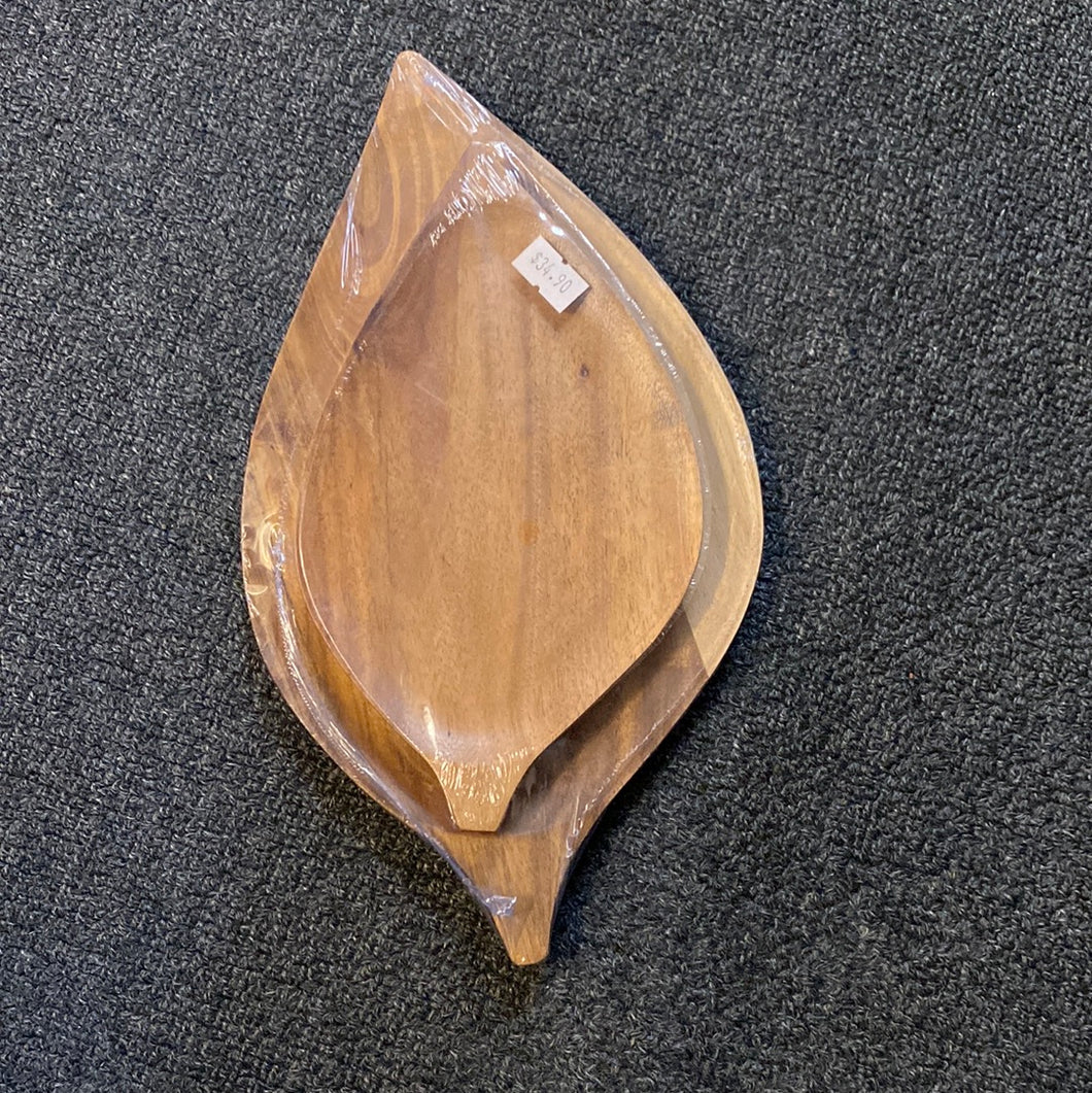 Leaf Acacia Board / Set of Two