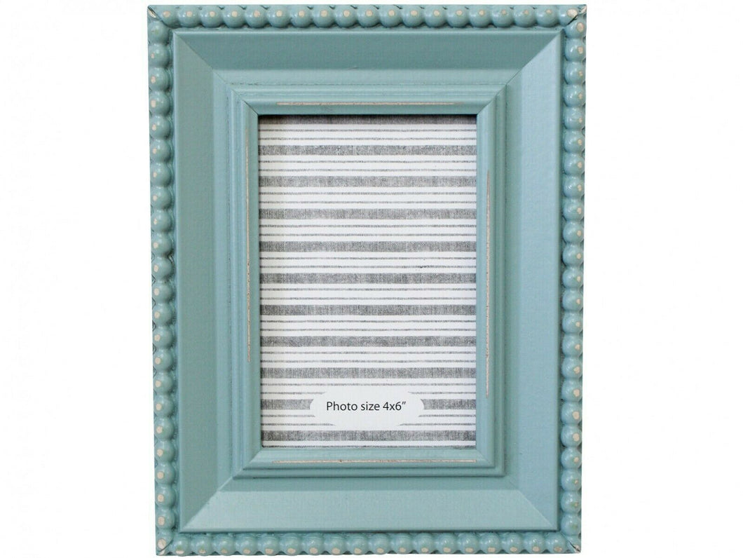 Photo Frame Blue Dots 4x6