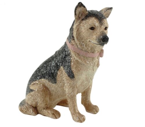 Cattle Dog Australian Blue Heeler Farm Puppy Ornament Figurine Statue 10cm