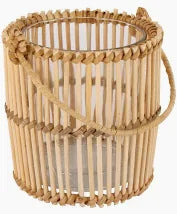 Bluma Natural Caged Lantern