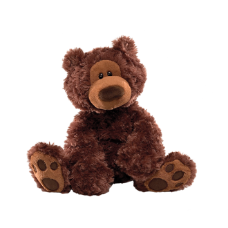 BEAR: PHILBIN CHOCOLATE- SMALL 33CM